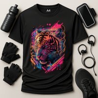 Neon Tiger Cooling Performance Crew T-Shirt