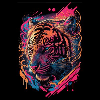 Neon Tiger T-Shirt