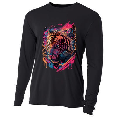 Neon Tiger Cooling Performance Long Sleeve Crew
