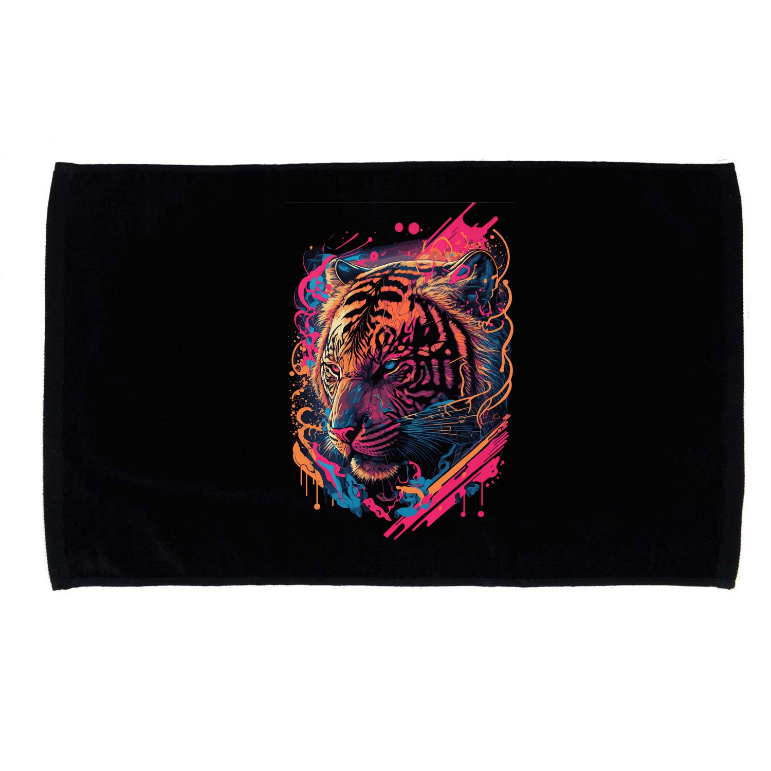 Neon Tiger Microfiber Hand Towel