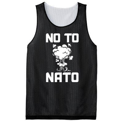 No To NATO Anti War Peace Ukraine Mesh Reversible Basketball Jersey Tank