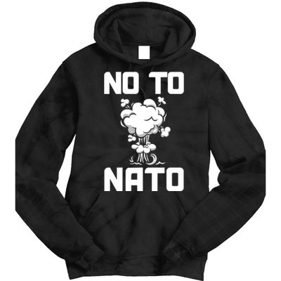 No To NATO Anti War Peace Ukraine Tie Dye Hoodie