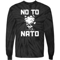 No To NATO Anti War Peace Ukraine Tie-Dye Long Sleeve Shirt