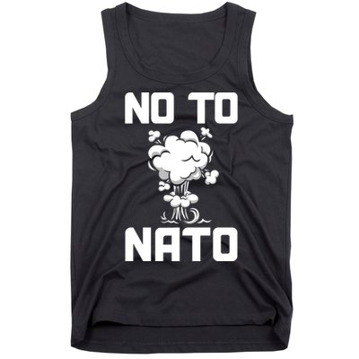 No To NATO Anti War Peace Ukraine Tank Top