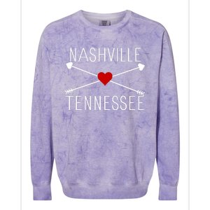 Nashville Tn Colorblast Crewneck Sweatshirt