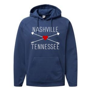 Nashville Tn Performance Fleece Hoodie