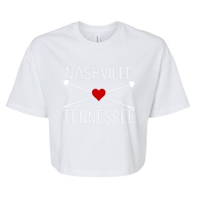 Nashville Tn Bella+Canvas Jersey Crop Tee