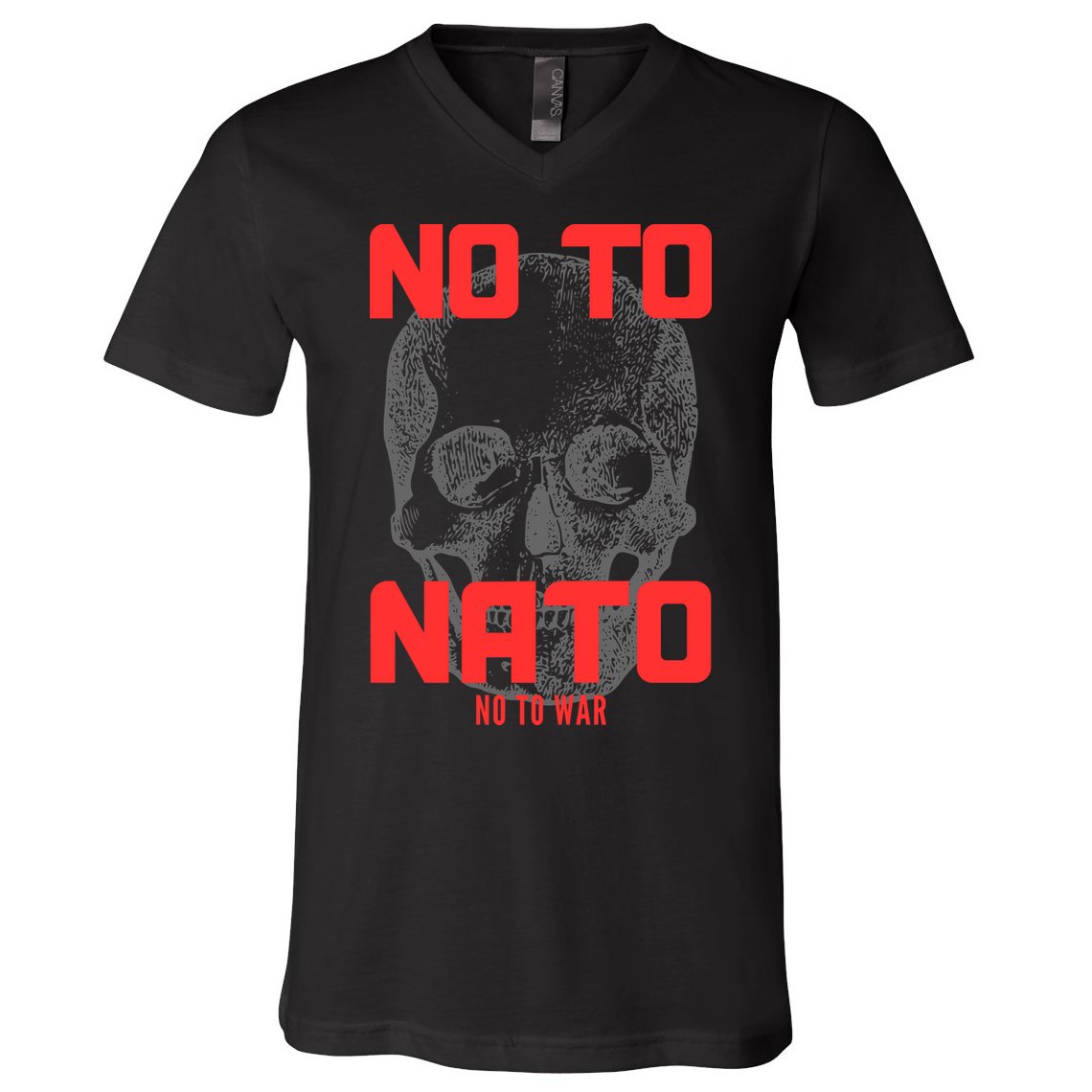 No To NATO Anti War Peace Ukraine V-Neck T-Shirt