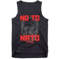 No To NATO Anti War Peace Ukraine Tank Top