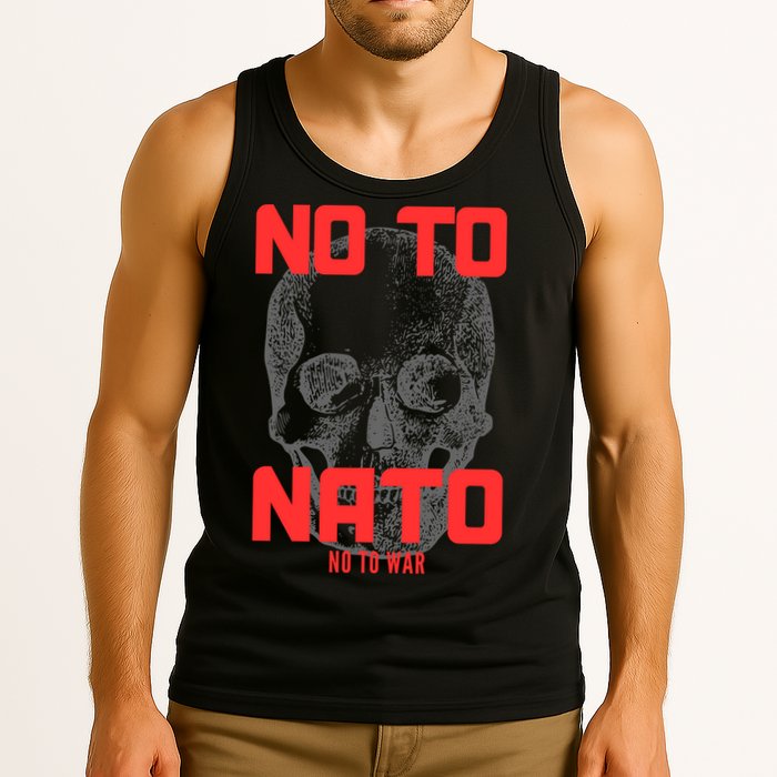 No To NATO Anti War Peace Ukraine Tank Top