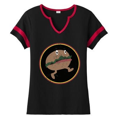 Nona The Ninth Burger Ladies Halftime Notch Neck Tee