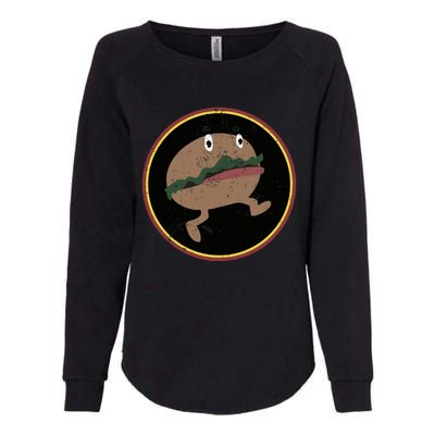 Nona The Ninth Burger Womens California Wash Sweatshirt