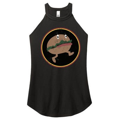 Nona The Ninth Burger Women's Perfect Tri Rocker Tank