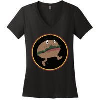 Nona The Ninth Burger Women's V-Neck T-Shirt