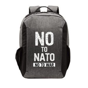 No To NATO Anti War Peace Ukraine Vector Backpack