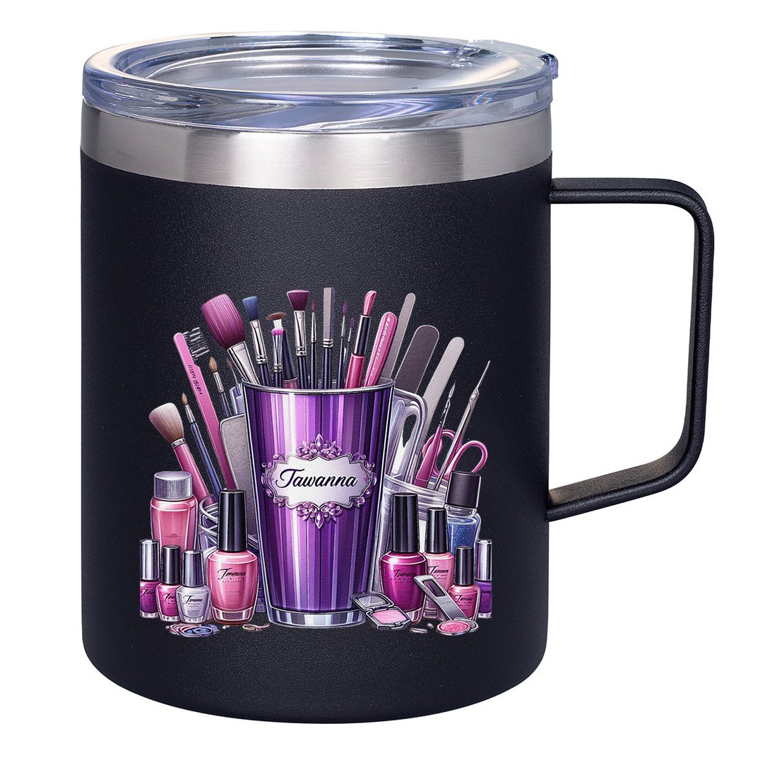 Nail Technician 12oz Stainless Steel Coffee Mug