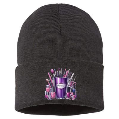 Nail Technician Sustainable Knit Beanie