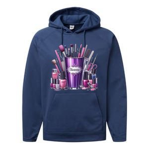 Nail Technician Performance Fleece Hoodie