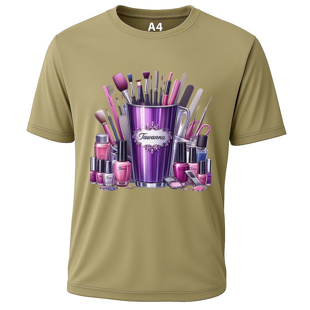 Nail Technician Cooling Performance Crew T-Shirt