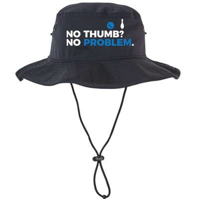 No Thumb No Problem Two Handed Bowling Bowler Meaningful Gift Bucket Hat