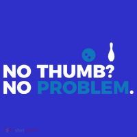 No Thumb No Problem Two Handed Bowling Bowler Meaningful Gift Stripe Pom Pom Beanie