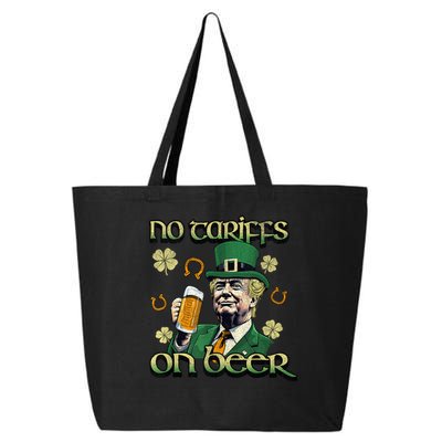 No Tariffs on Beer Funny St Patricks Day Trump 25L Jumbo Tote