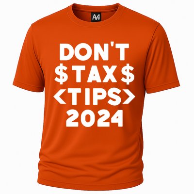 No Tax On Tips Vote Trump 2024 Take America Back Protrump Cute Gift Cooling Performance Crew T-Shirt