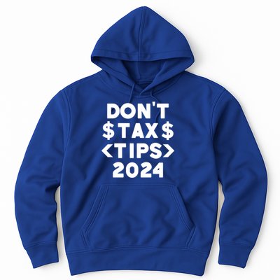 No Tax On Tips Vote Trump 2024 Take America Back Protrump Cute Gift Hoodie