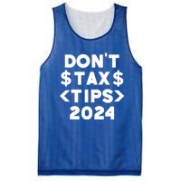 No Tax On Tips Vote Trump 2024 Take America Back Protrump Cute Gift Mesh Reversible Basketball Jersey Tank