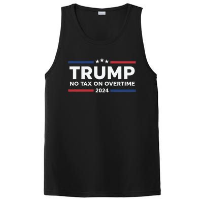 No Tax On Overtime Trump 2024 PosiCharge Competitor Tank