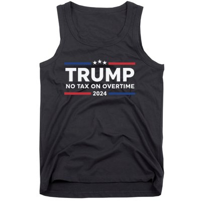 No Tax On Overtime Trump 2024 Tank Top