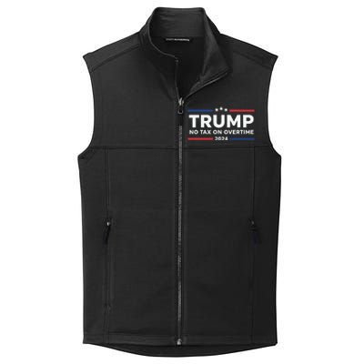 No Tax On Overtime Trump 2024 Collective Smooth Fleece Vest