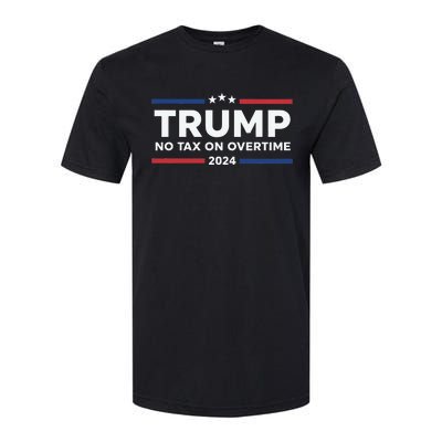 No Tax On Overtime Trump 2024 Softstyle CVC T-Shirt