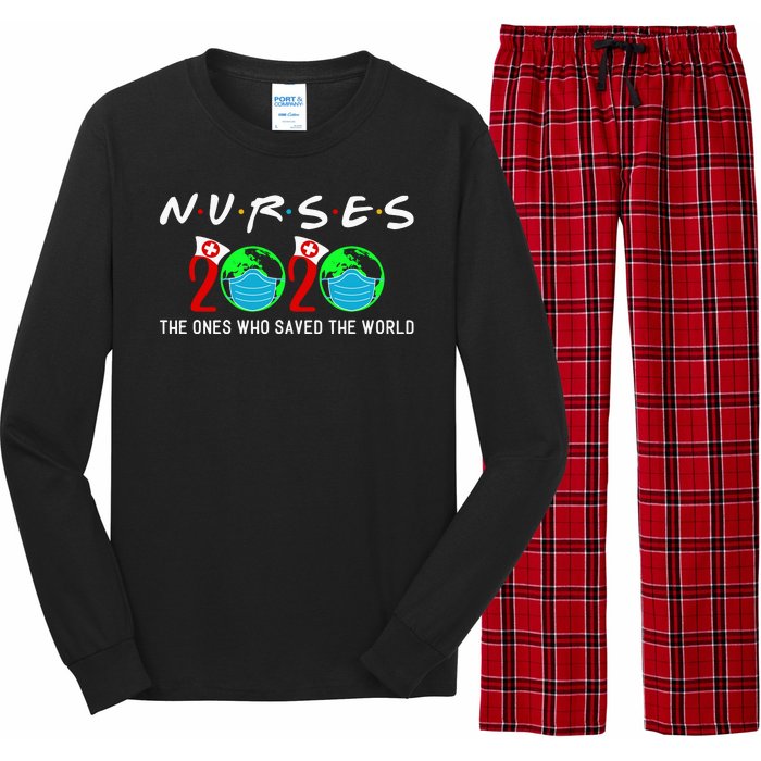 Nurses The Ones Who Saved The World Long Sleeve Pajama Set