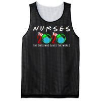 Nurses The Ones Who Saved The World Mesh Reversible Basketball Jersey Tank