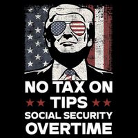 No Tax On Tips Social Security Overtime Trump 2024 Mesh Reversible Basketball Jersey Tank