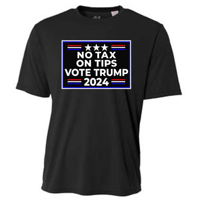 No Tax On Tips Vote Donald Trump Cooling Performance Crew T-Shirt