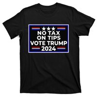 No Tax On Tips Vote Donald Trump T-Shirt