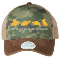 Never Too Old For Dino Nuggets Legacy Tie Dye Trucker Hat