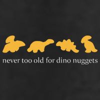 Never Too Old For Dino Nuggets Microfiber Hand Towel