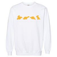 Never Too Old For Dino Nuggets Garment-Dyed Sweatshirt