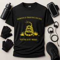 NobodyS Treading On You. YouRe Weird. Funny Election Snake Performance Shirt