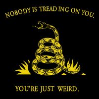 NobodyS Treading On You. YouRe Weird. Funny Election Snake Performance Shirt