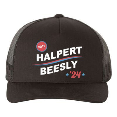 Nbcstore The Office Vote Halpert Beesly 24 Yupoong Adult 5-Panel Trucker Hat