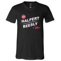 Nbcstore The Office Vote Halpert Beesly 24 V-Neck T-Shirt