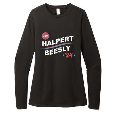 Nbcstore The Office Vote Halpert Beesly 24 Womens CVC Long Sleeve Shirt