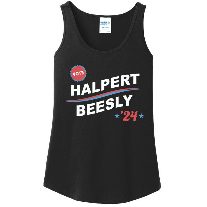 Nbcstore The Office Vote Halpert Beesly 24 Ladies Essential Tank