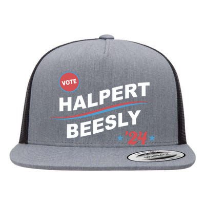 Nbcstore The Office Vote Halpert Beesly 24 Flat Bill Trucker Hat