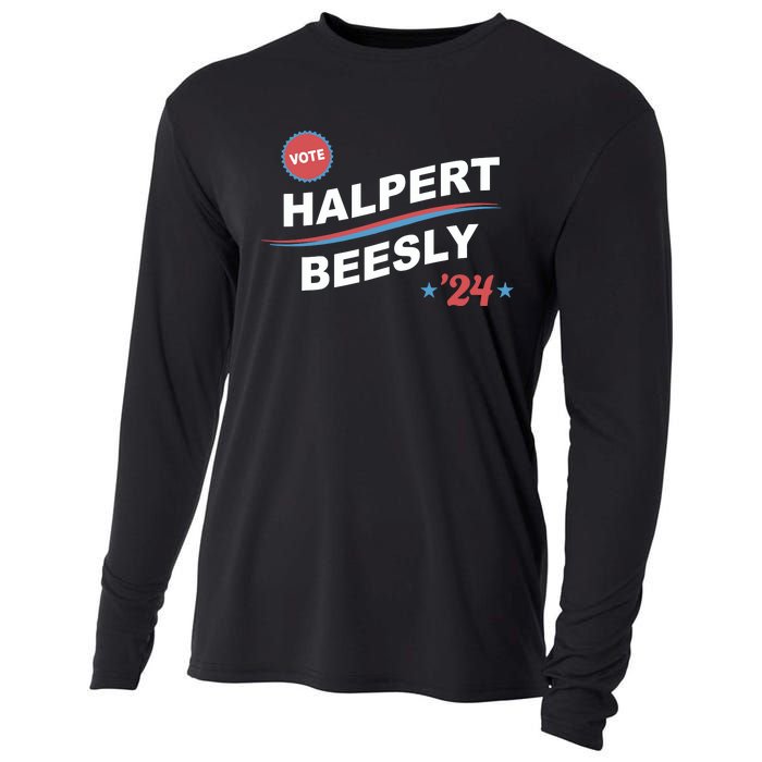 Nbcstore The Office Vote Halpert Beesly 24 Cooling Performance Long Sleeve Crew