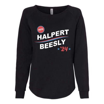 Nbcstore The Office Vote Halpert Beesly 24 Womens California Wash Sweatshirt